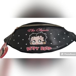 Betty Boop Black and White Polka Dot Bag